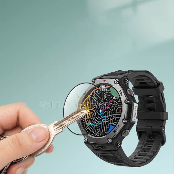 INF Amazfit T-Rex 3 Skärmskydd (2-pack) - Mjuk, 3D-böjd, HD-klar, Fodralvänlig