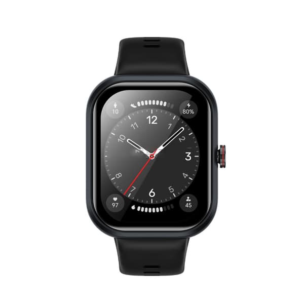 INF Haylou Watch skærmbeskytter, 3D buet blød film, sort (2-pak)
