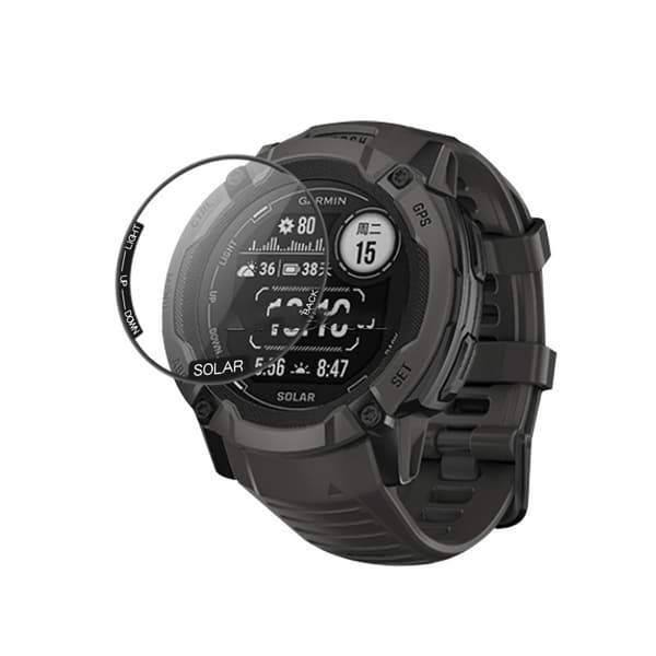 INF 3D buet myk skjermbeskytter for Garmin Instinct 2X - 2-pakning