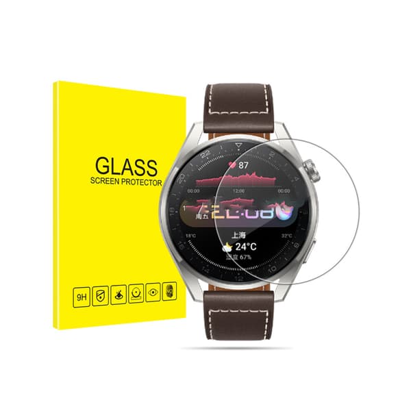 INF HD-skärmskydd för Huawei Watch 3 Pro New - Tempererat glas, 2-pack