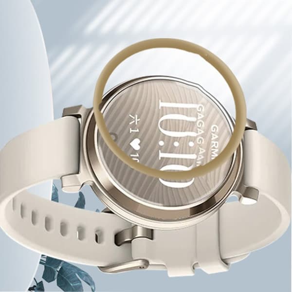 INF Garmin Lily 2 -näytönsuoja, 3D-kaareva pehmeä kalvo, kulta, 2 kpl