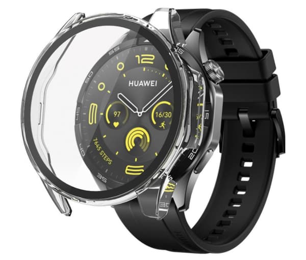 INF Huawei GT4 41MM karkaistua lasia oleva näytönsuojakotelo Musta