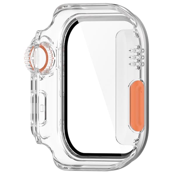 INF Skyddsfodral för Apple Watch - Hård PC & Härdat Glas