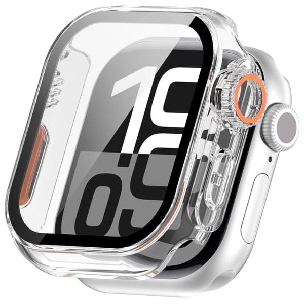INF Skyddsfodral för Apple Watch - Hård PC & Härdat Glas