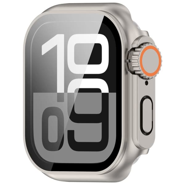 INF Beskyttelsescover til Apple Watch - Hård PC & Hærdet Glas