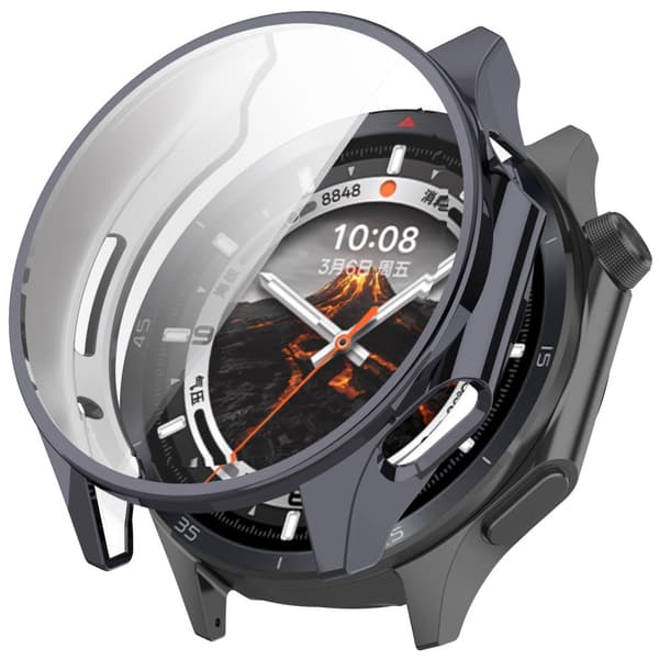 INF Elektroplettert Gunmetal TPU-deksel til Oppo Watch X2/OnePlus Watch 3