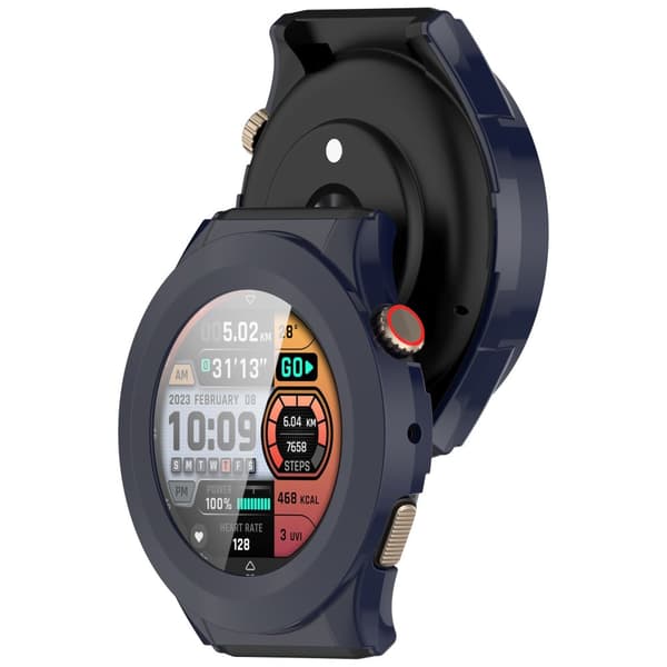 INF Amazfit Cheetah Pro/Round -suojakotelo ja -näytönsuoja Sininen