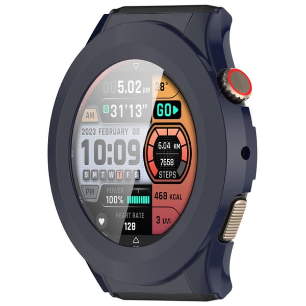 INF Amazfit Cheetah Pro/Round -suojakotelo ja -näytönsuoja Sininen