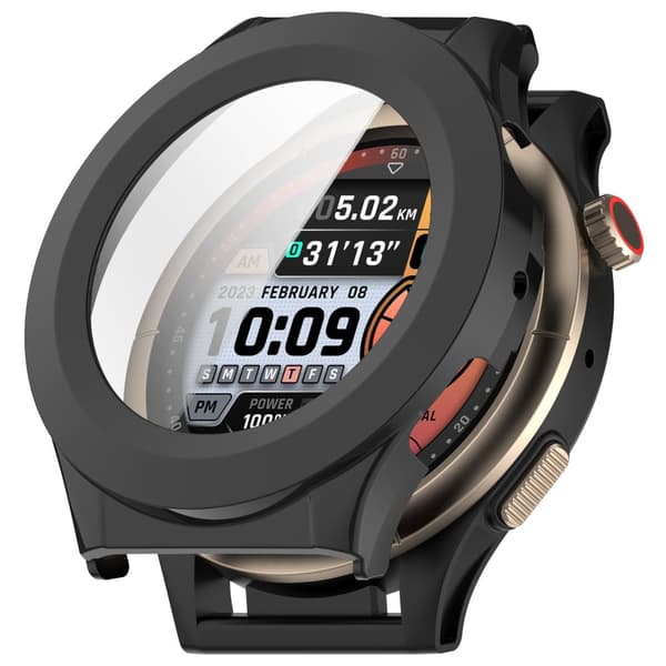 INF Amazfit Cheetah Pro/Round Skyddsfodral & Skärmskydd Svart