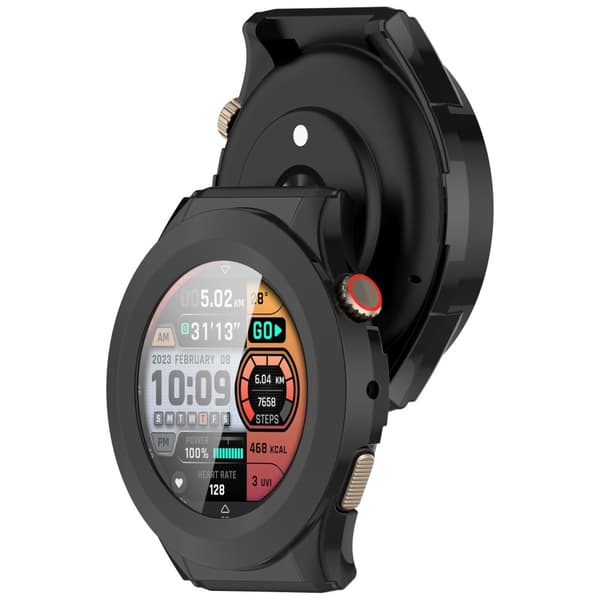 INF Amazfit Cheetah Pro/Round Skyddsfodral & Skärmskydd Svart