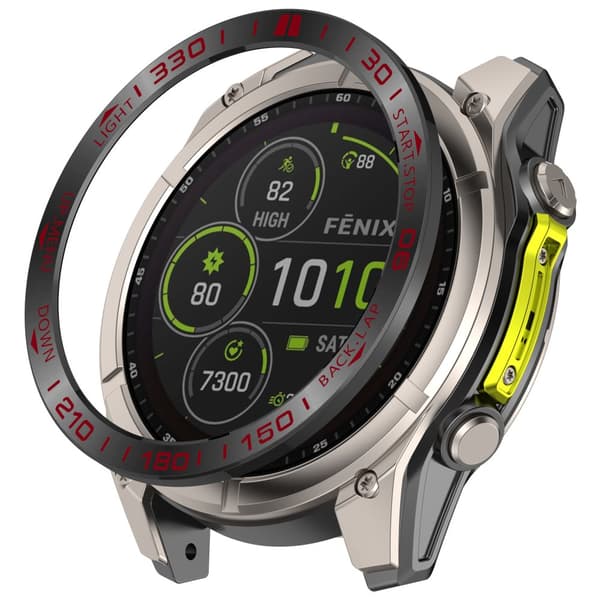 INF Ruostumattomasta teräksestä valmistettu kehys Garmin Fenix 8:lle Monivärinen 3Model 5