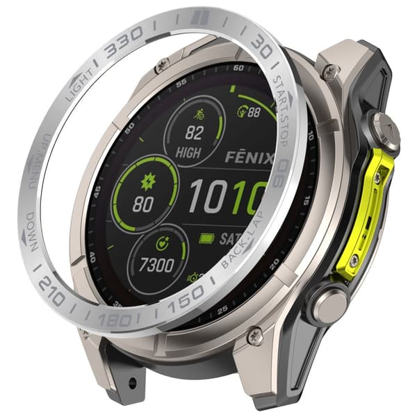 INF Rostfri stålram för Garmin Fenix 8 Flerfärgad 1Model 5