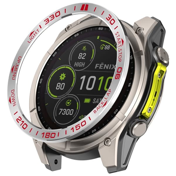 INF Rostfri stålram för Garmin Fenix 8 Flerfärgad 2Model 4