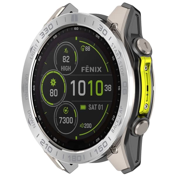 INF Rustfri stålramme til Garmin Fenix 8 Flerfarvet 1Model 4