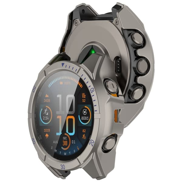 INF Garmin Tactix 8 Solar Edition 51mm Beskyttelsesetui Sort Grå+blått