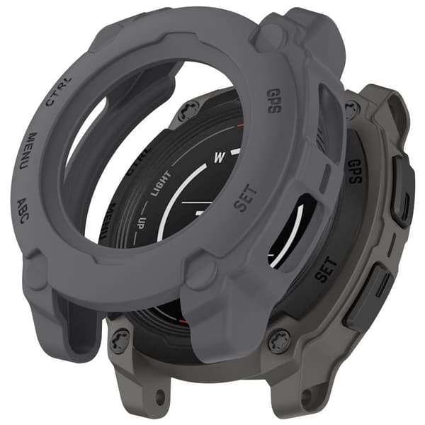 INF Garmin Instinct E (45mm) Silikone Beskyttelsesetui - Grå