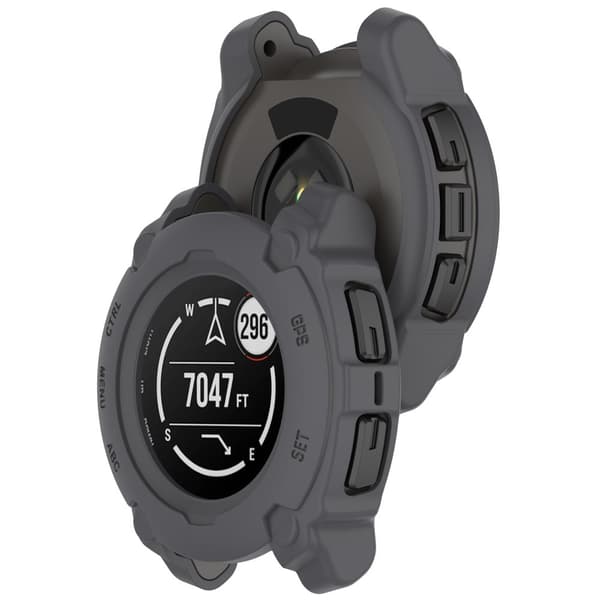 INF Garmin Instinct E (45mm) Silikone Beskyttelsesetui - Grå