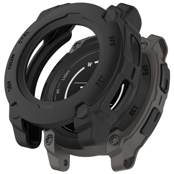 INF Garmin Instinct E (40mm) Silikonbeskyttelsesetui - Svart
