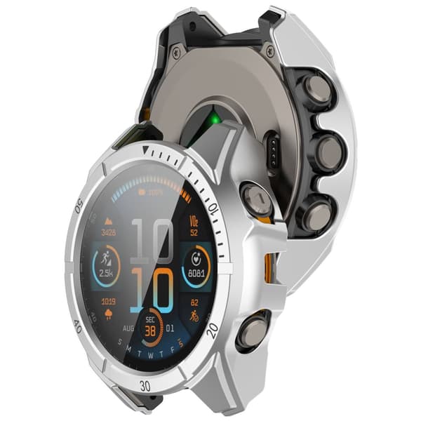 INF Garmin Tactix 8 Solar Edition 51mm Skyddsfodral Silver