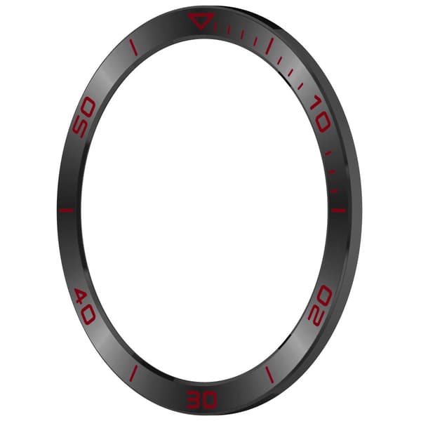 INF Garmin Tactix 8 47mm AMOLED Bezel - Svart & Röd Tidszon