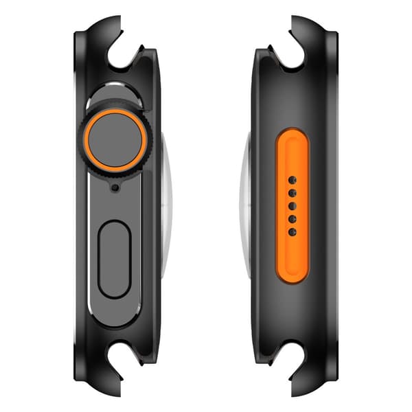INF Tåligt metallskal för Apple Watch Series 10 46mm Svart