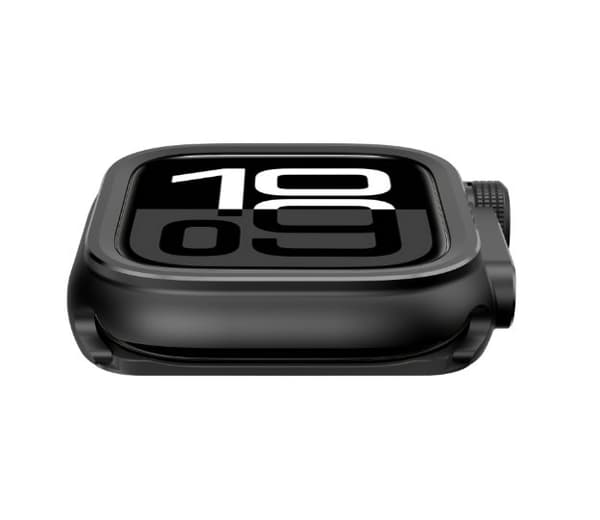 INF Tåligt metallskal för Apple Watch Series 10 46mm Svart