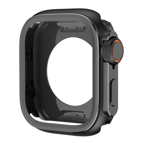 INF Tåligt metallskal för Apple Watch Series 10 46mm Svart