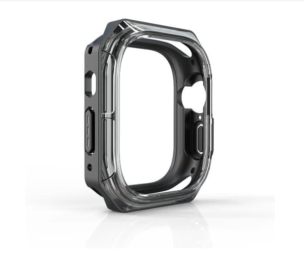 INF 49mm Apple Watch Ultra Tofarget Beskyttelsesetui Sort