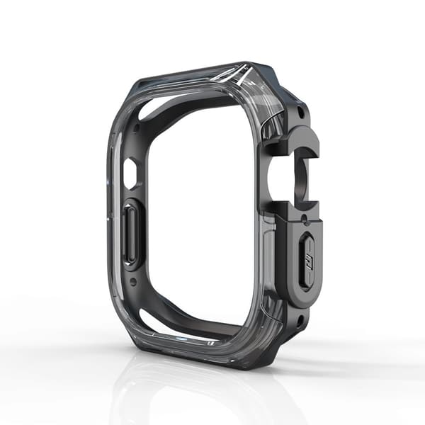 INF 49mm Apple Watch Ultra Dual-Color Skyddsfodral Svart