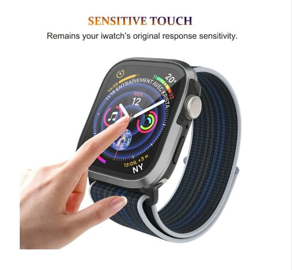 INF Alumiiniseoskotelo karkaistulla kalvolla Apple Watch 10:lle  45 mm