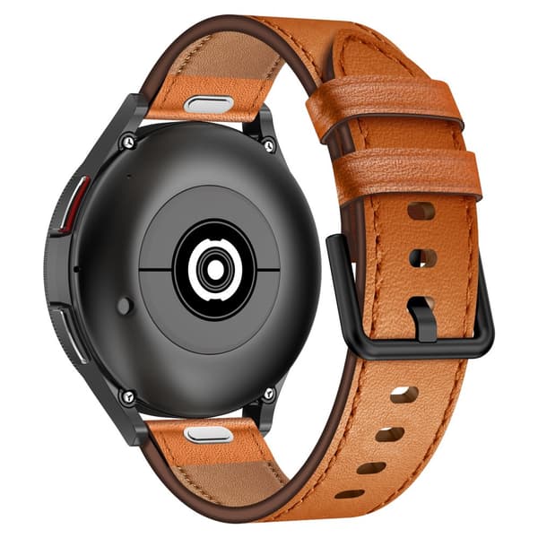 INF Premium lærreim til Samsung Galaxy Watch Brun 22 mm