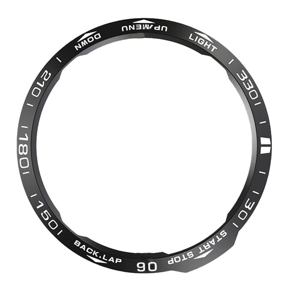 INF Snyggt svart infattningsskydd för Garmin Fenix 6X-serien