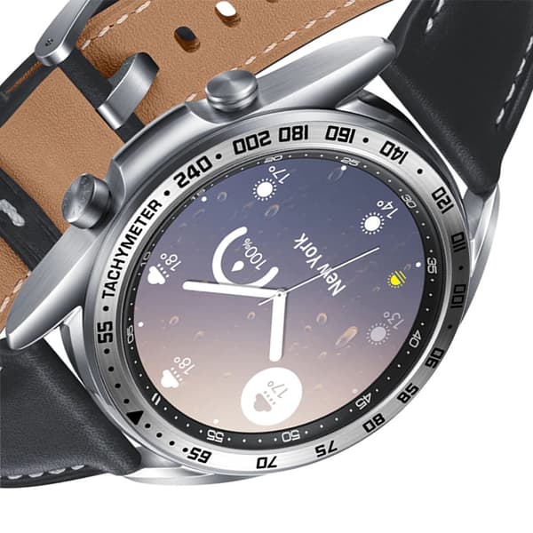 INF Stilren Silverramring för 41mm Galaxy Watch 3
