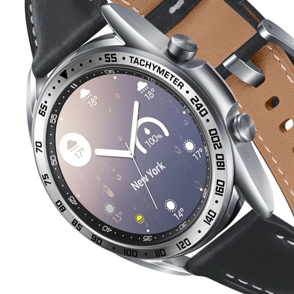 INF Stilren Silverramring för 41mm Galaxy Watch 3