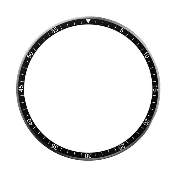 INF Sort Bezel Ring 40mm Rustfrit Stål til Galaxy Watch