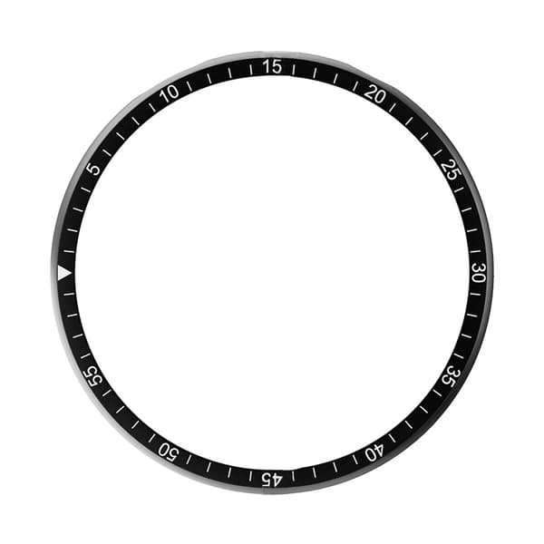 INF Sort Bezel Ring 40mm Rustfrit Stål til Galaxy Watch