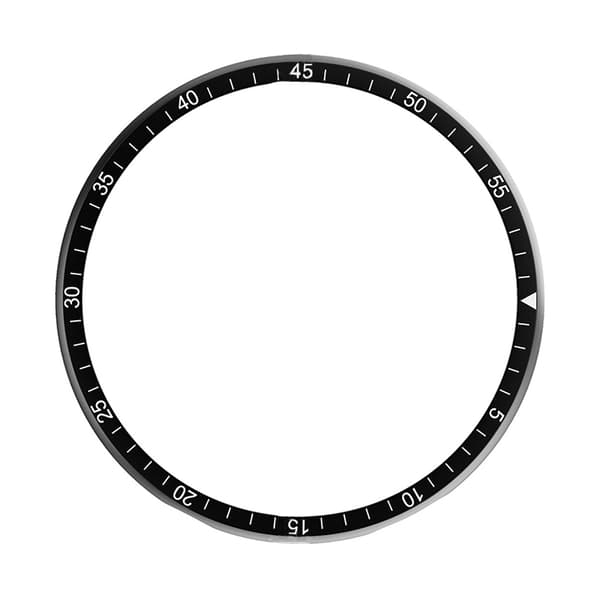 INF Sort Bezel Ring 40mm Rustfrit Stål til Galaxy Watch