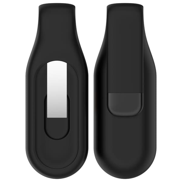 INF Säkert Clipfäste för Xiaomi Mi Band 10, 9 och 8 Svart