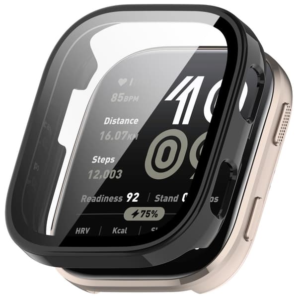 INF Klar PC-cover med hærdet film til Amazfit BIP 6 Sort
