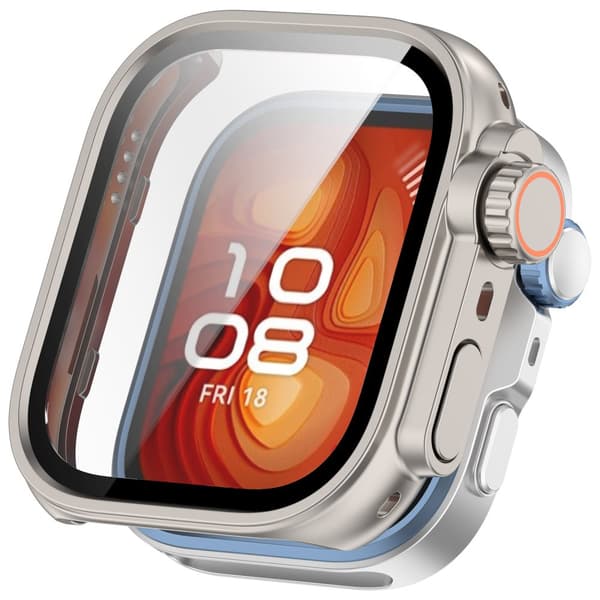 INF Huawei Watch Fit 4 till Apple Ultra 2 Konverteringsskal Silver