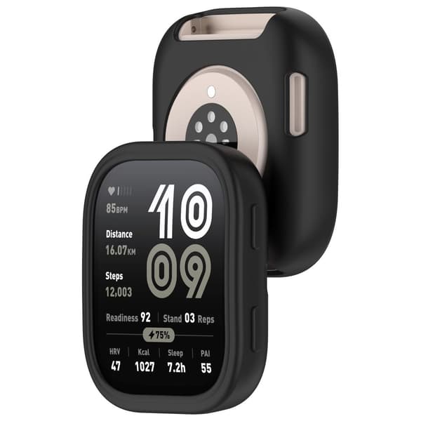 INF Silikonisuojakotelo Amazfit Bip 6:lle (A2435) Musta