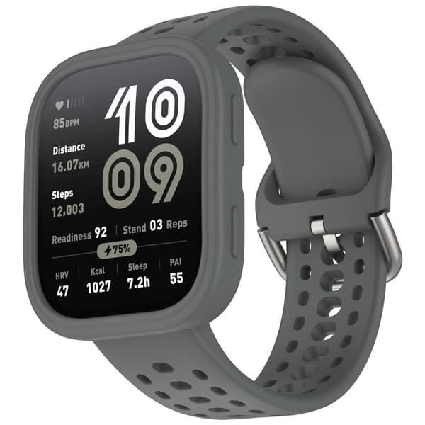 INF Fodral i Silikon för Amazfit Bip 6 (A2435) Grå