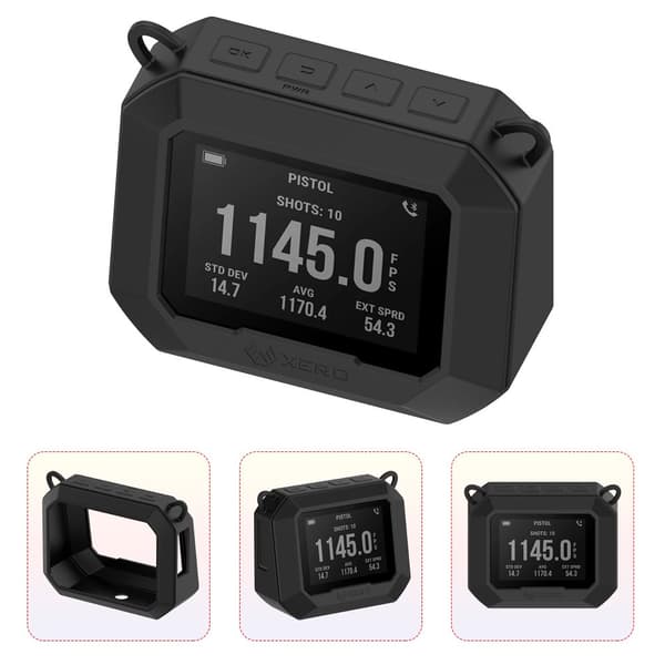 INF Silikone beskyttelsesetui til Garmin Xero C1 PRO Sort