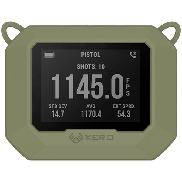 INF Silikonskyddsfodral för Garmin Xero C1 PRO Grön