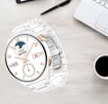 Miniatyrbild 3 av 4: INF MX16 Smartwatch: 1.43" HD-skärm, Bluetooth-samtal Vit + Silver
