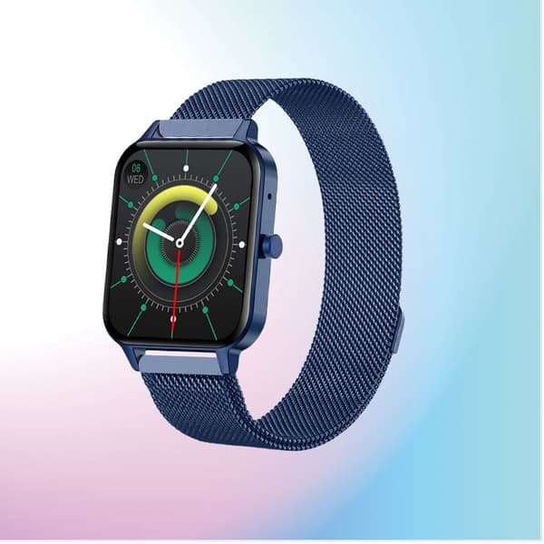INF MX7 Smartwatch: Bluetooth-samtal och hälsoövervakning Blå