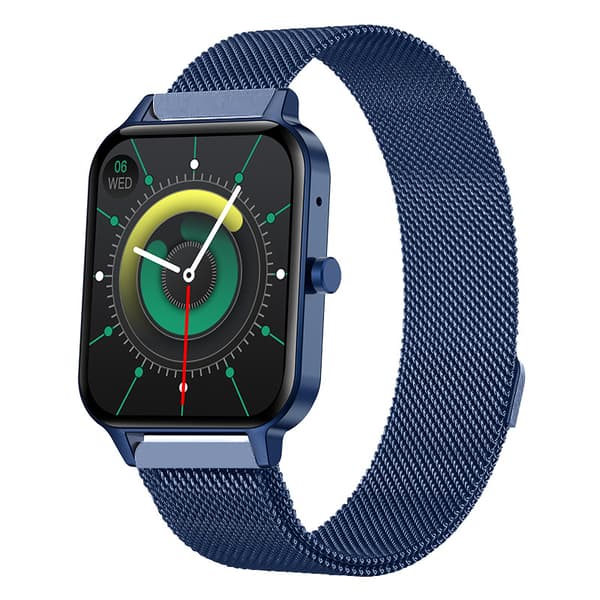 INF MX7 Smartwatch: Bluetooth-samtal och hälsoövervakning Blå