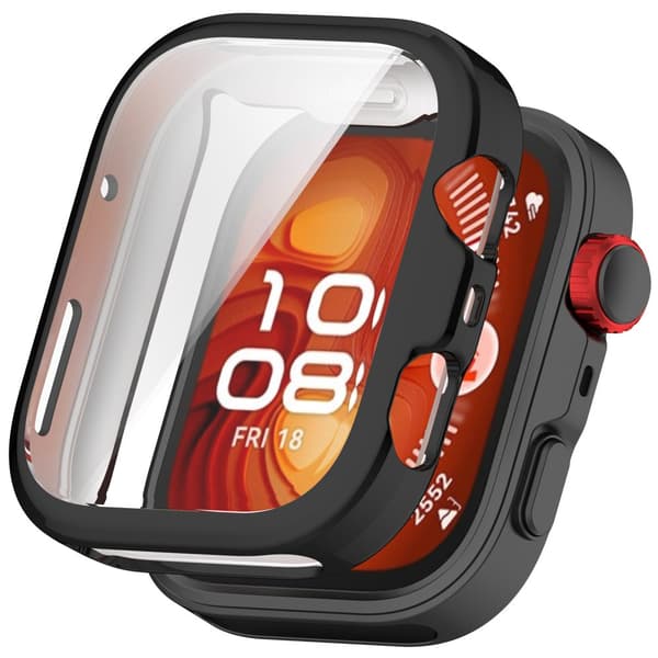INF Huawei Watch Fit 4 Full Coverage TPU Beskyttelsesetui Sort