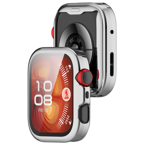 INF Huawei Watch Fit 4 Full Coverage TPU Beskyttelsesetui Sølv