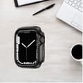 Miniatyrbillede 2 af 4: INF Kompatibel med stilfuldt aluminiumslegeringsetui til Apple Watch Sort 41 mm